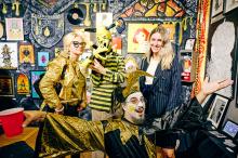 photo of Michelle, Minibee, super bee, Yanis, and a friend, by Rush Varela